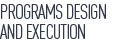 dise&ntilde;o y ejecuci&oacute;n de programas